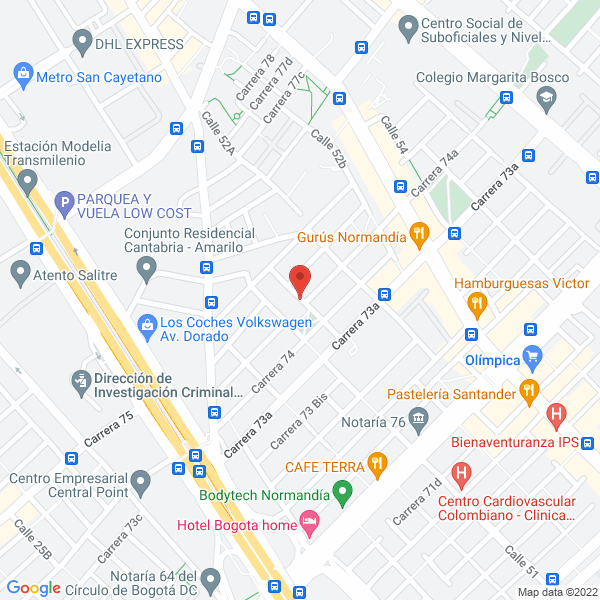 Mapa de Inelva S.A.S.