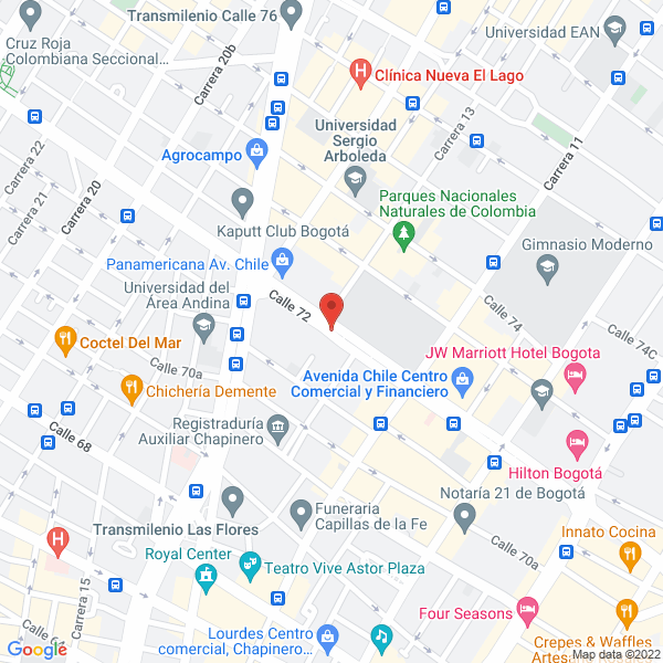 Mapa de Ingeciencias S.A.
