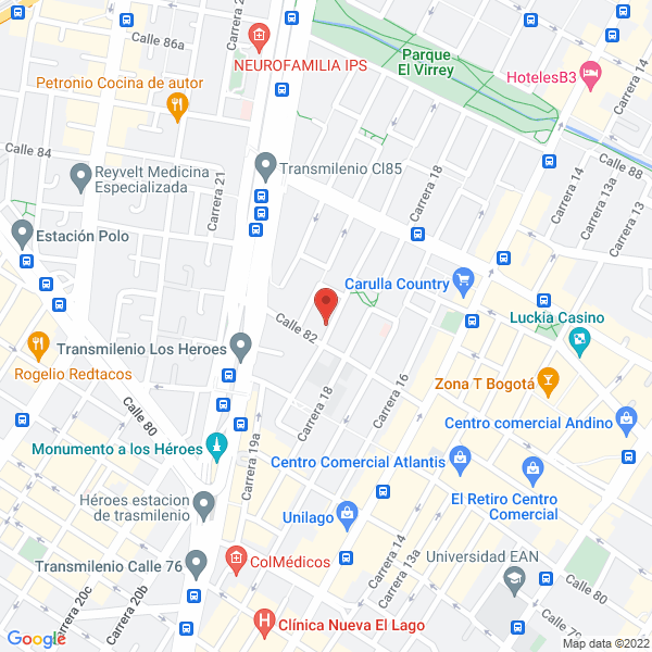 Mapa de Ingeneria Plinco SA