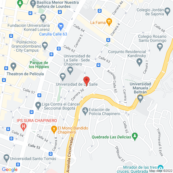 Mapa de Ingenieria IT & T De Colombia Ltda.