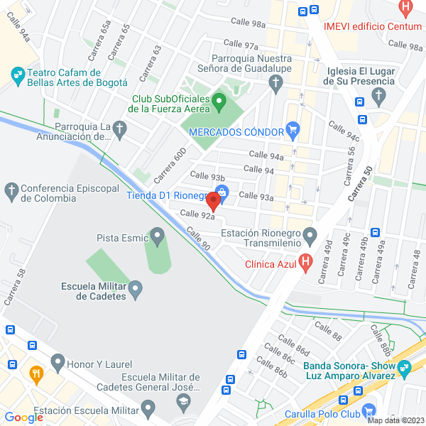 Mapa de Ingenieria Y Servicios De Refrigeración S.A.S.