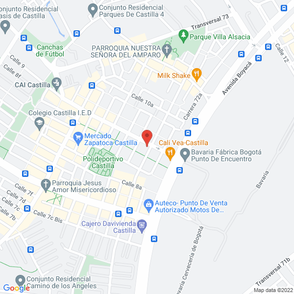 Mapa de Ingenieros En La Construcción S.A.S.