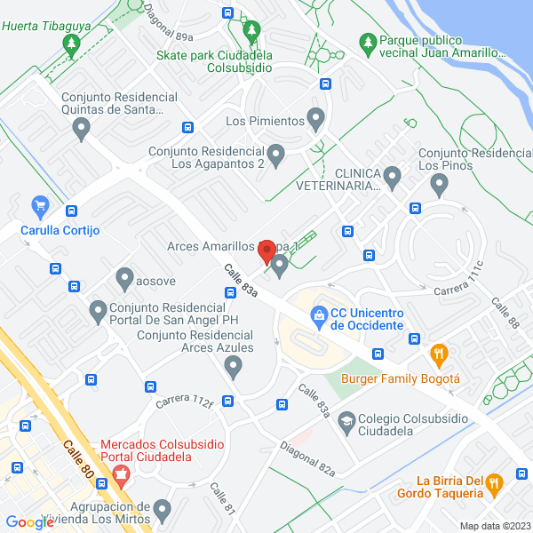Mapa de Ingenieros Proyectar S.A.S.