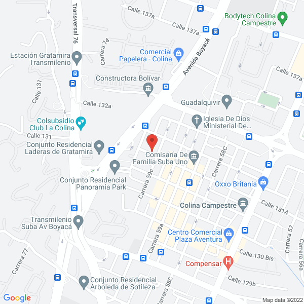 Mapa de Green Star Sas