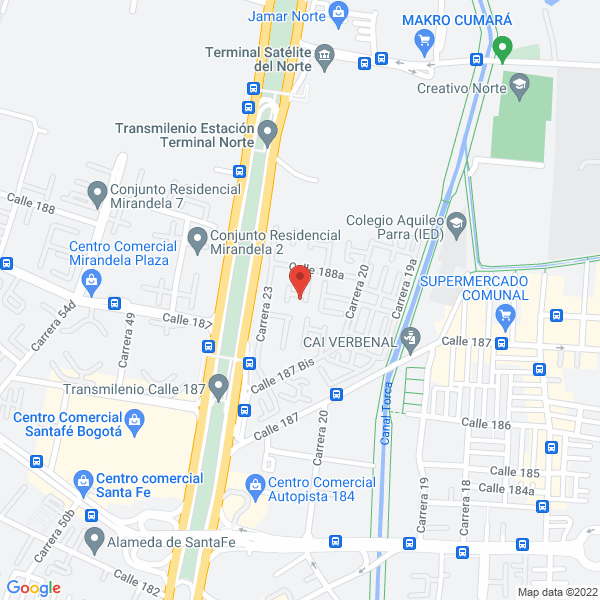Mapa de Green Tic S.A.S.