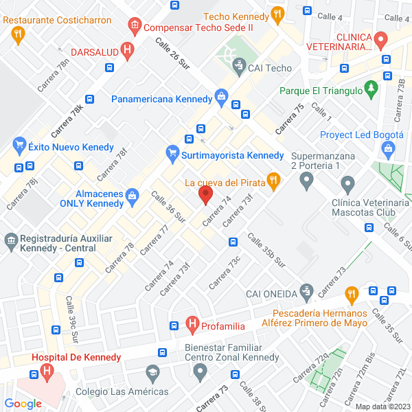 Mapa de Food Technology & Beverages S.A.S.
