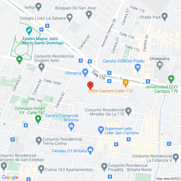 Mapa de Idm Innovación Y Desarrollo De Muebles S.A.S.