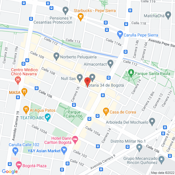 Mapa de Iga Ingenieros Quimicos Asociados Ltda.