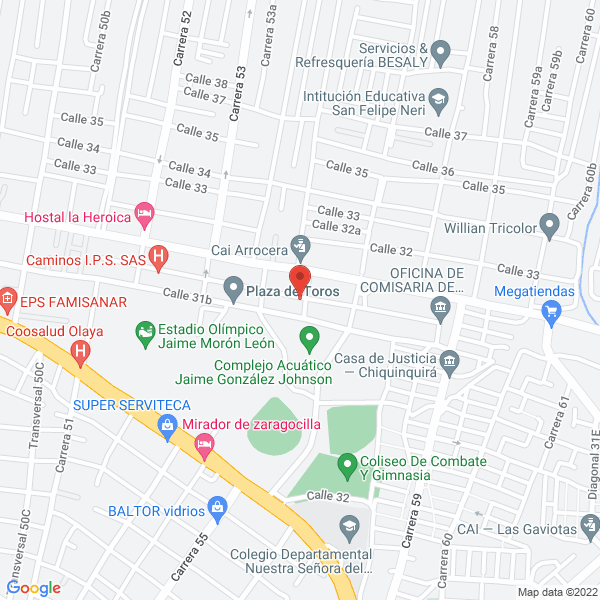 Map of Ingeniería Y Cimentaciones Cía.
