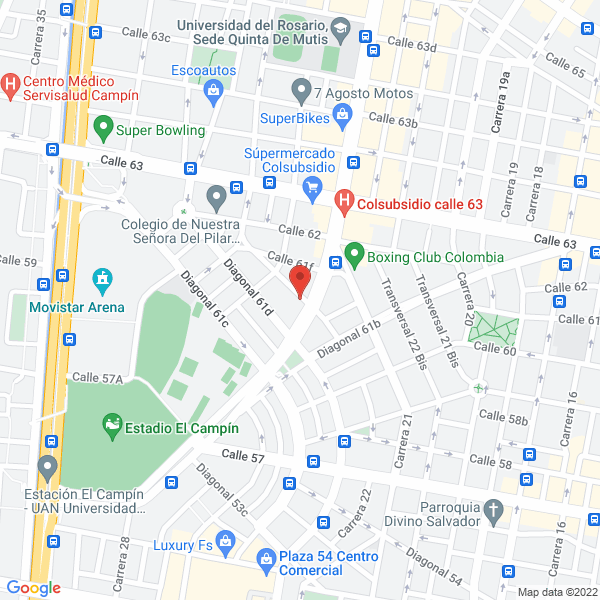 Mapa de Ingenieria Y Señalización Vial S.A.S.