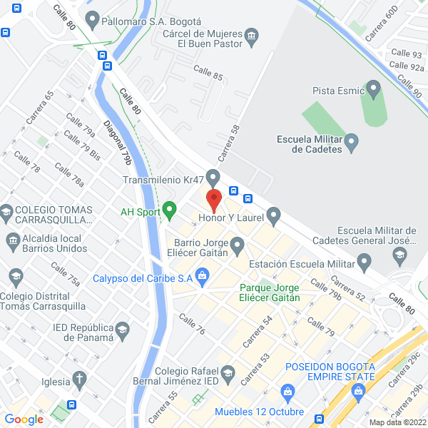 Mapa de Ingeniocol S.A.S.