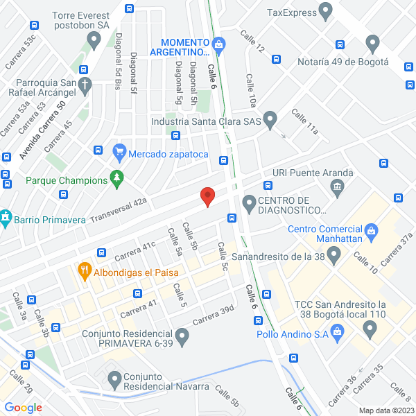 Mapa de Industrias Gonzalo Hernández Facove Sociedad Comercializadora Internacional Ltda.