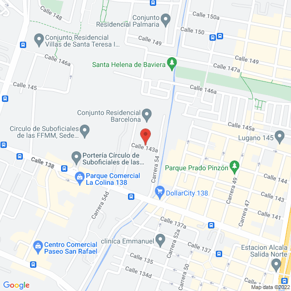 Mapa de Inalcom Constructora S.A.S