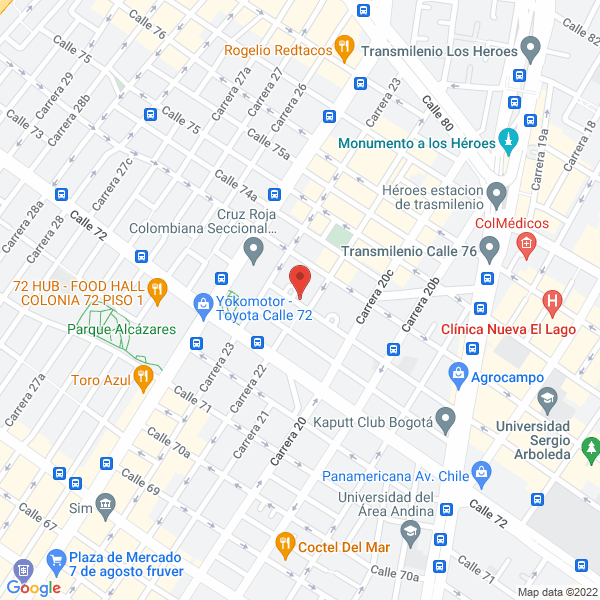 Mapa de Incesp Ltda.