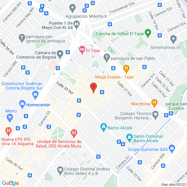 Mapa de Industria Texmor & CIA. Ltda.