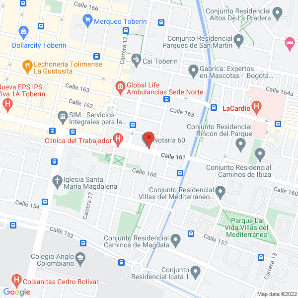 Mapa de Industrias Cassava S.A.S.