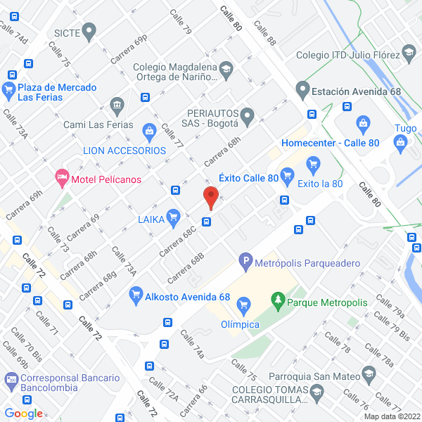 Mapa de Ils Logística Integral De Servicio Ltda