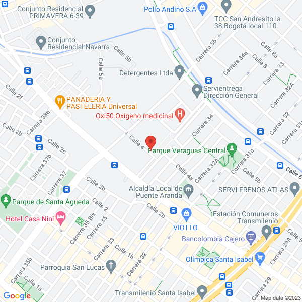 Mapa de Ilsa Internacional De Luminarias S.A.S.