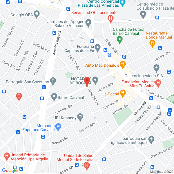 Mapa de Imperial De Drogas No. 2