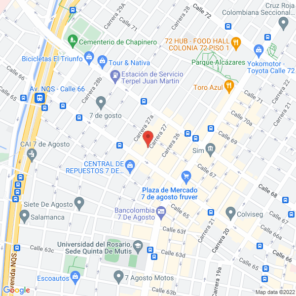 Mapa de Almacén Imporepuestos D.S.