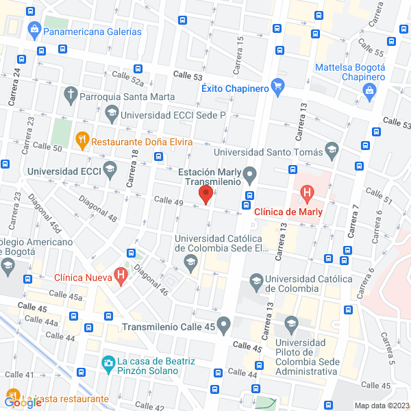 Mapa de Impormed Ltda.