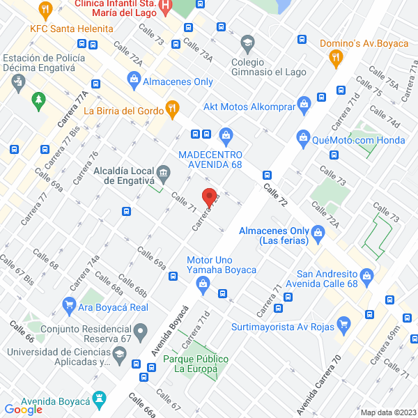Mapa de Imporplex Ltda.