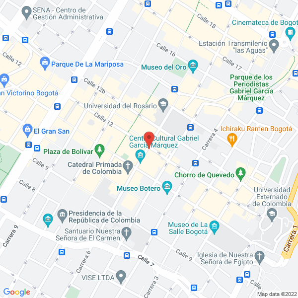 Mapa de Joyería Y Relojería King