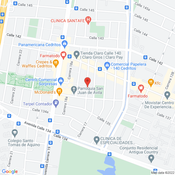 Mapa de Fundación Génesis