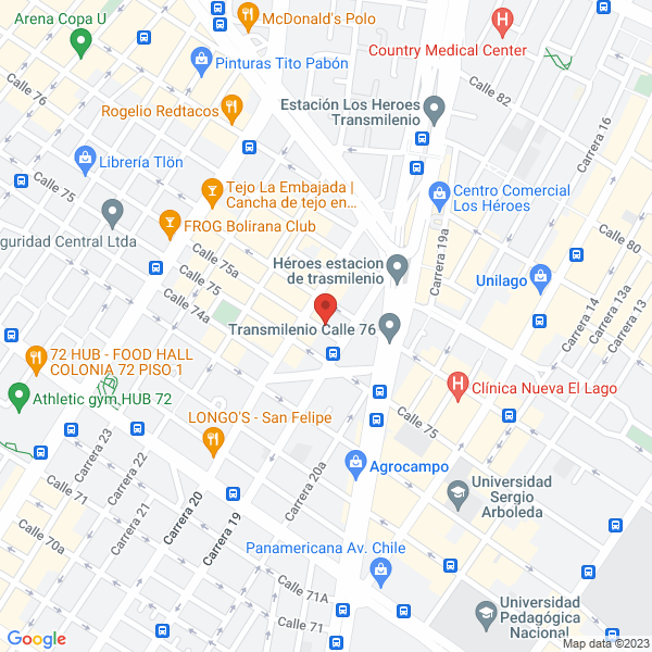 Mapa de Fundación Lumiere