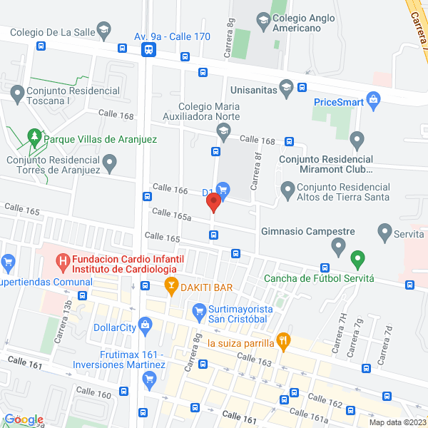 Mapa de Fundación Nuevos Horizontes Refugio Infantil