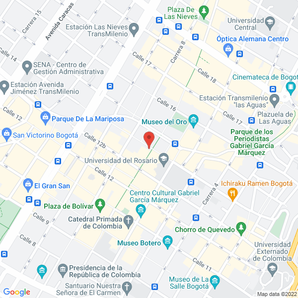 Mapa de Fundación Seres