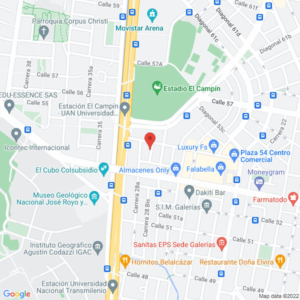 Mapa de Fútbol Store