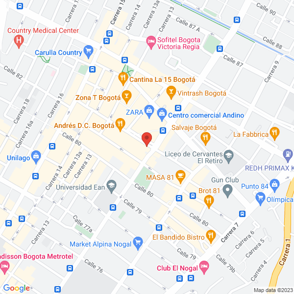 Mapa de Futura.Net.Co
