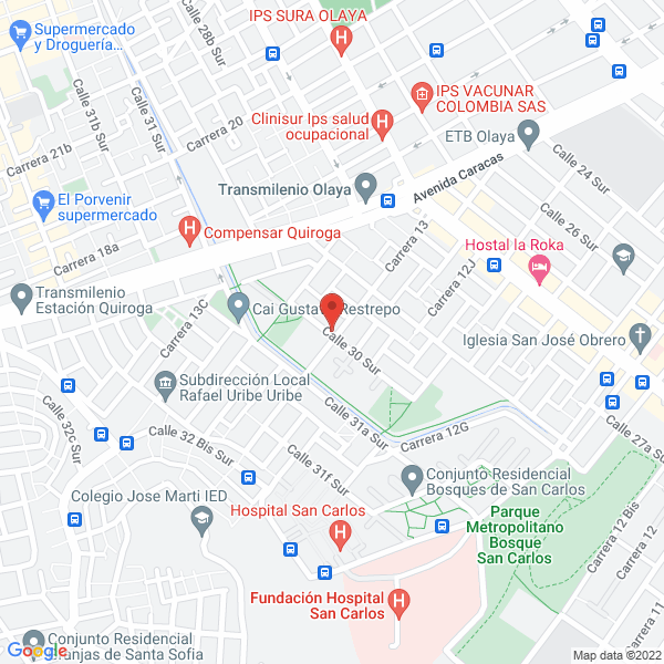 Mapa de Inversiones De Suelas S.A.S.
