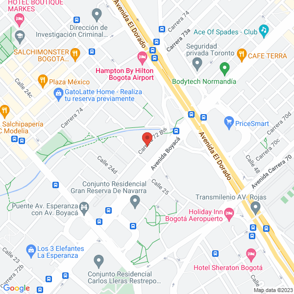 Mapa de Ginna Torres Fotografúa Y Producción S.A.S.