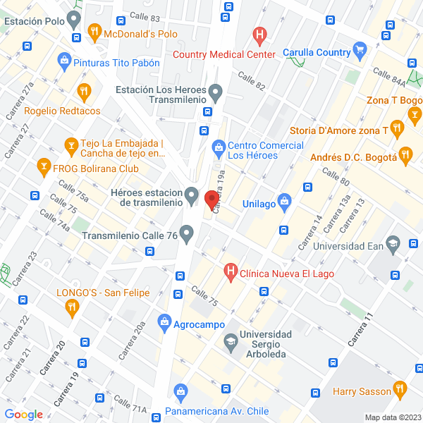 Mapa de Global Asociados F&L Consultores En Seguros