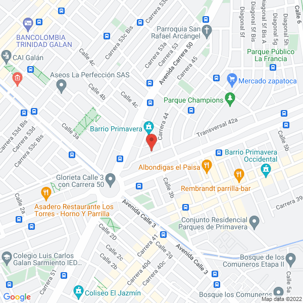 Mapa de Global De Bombas Y Servicios S.A.S.