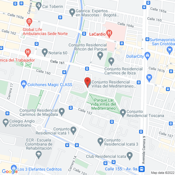 Mapa de Gmg Kaizen Asesorías S.A.S.