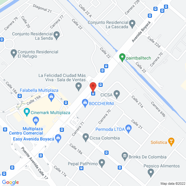 Mapa de Inversiones Croma Cia Ltda