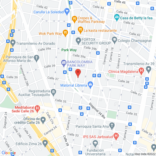 Mapa de Grito Producciones S.A.S.