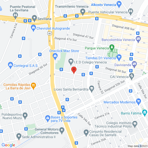 Mapa de Grupo Administrativo Avendaño & Asociados Ltda.