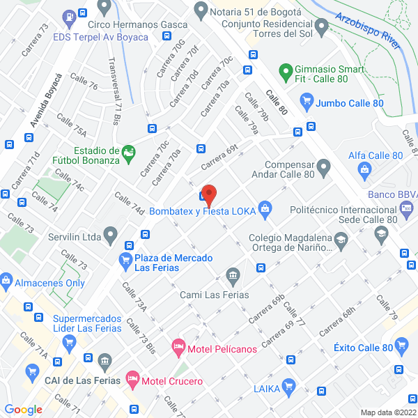 Mapa de Karen Tours