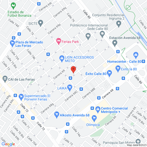 Mapa de Kioskos Informáticos