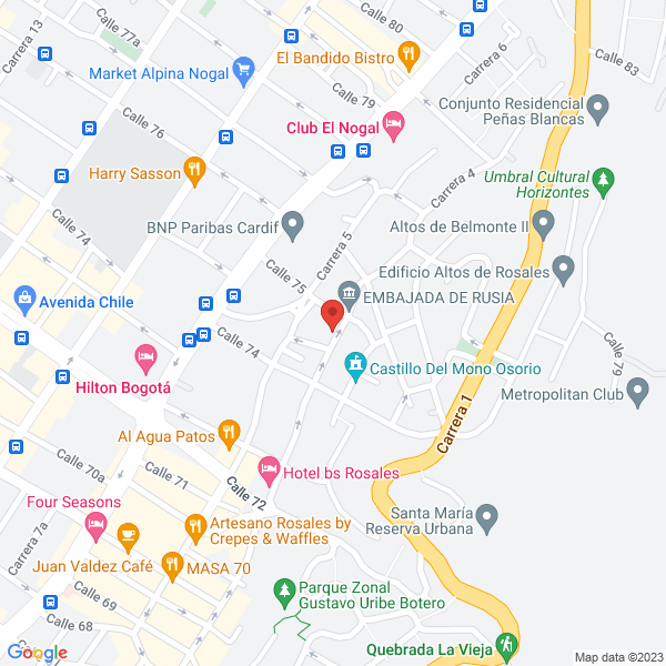 Mapa de La Fleche & Cia S.A.S.