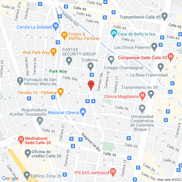 Mapa de Jardín Infantil Merceditas