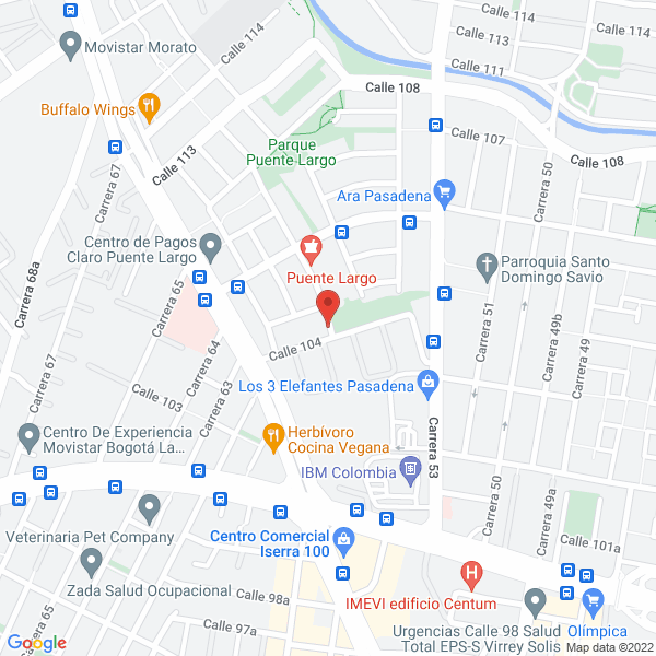 Mapa de Jardín Infantil Saint Mary Preschool