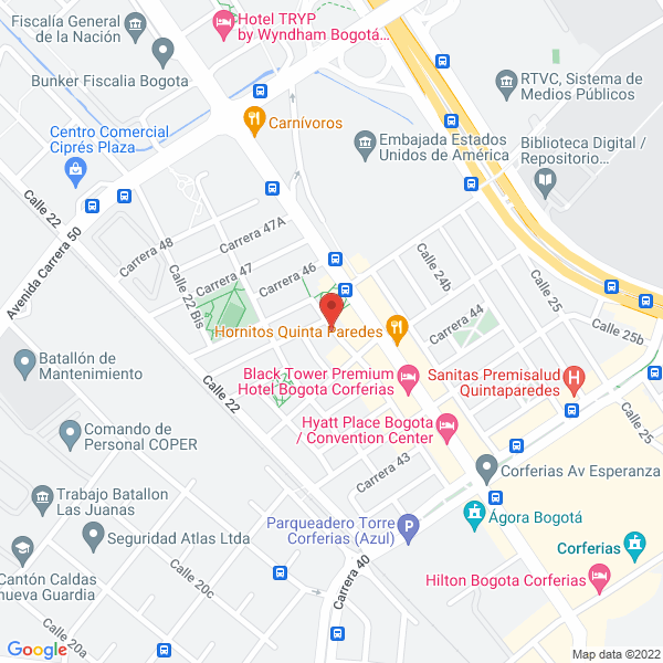 Mapa de Jardín Infantil Thomasito