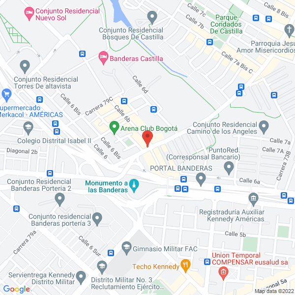 Mapa de Jardines Del Tropico