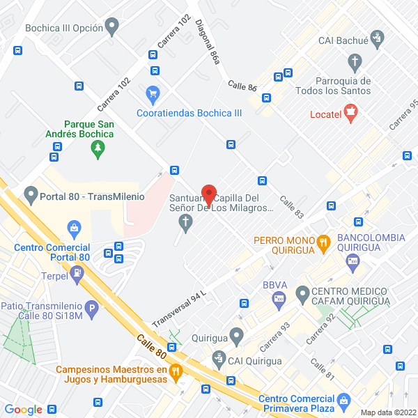 Mapa de Jardín Infantil Los Castillos Del Saber