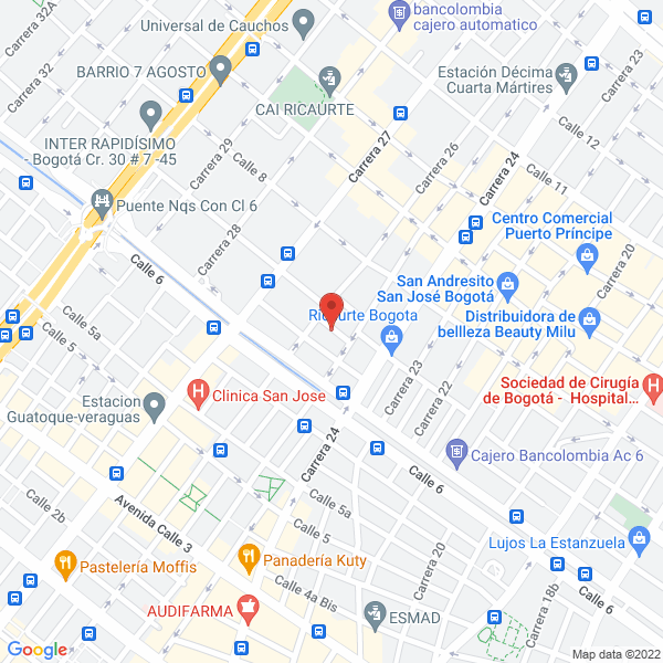 Mapa de Guicar Industria Metalmecánica Ltda.